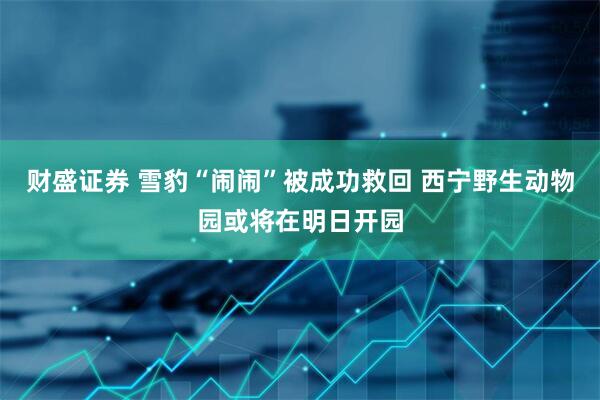 财盛证券 雪豹“闹闹”被成功救回 西宁野生动物园或将在明日开园